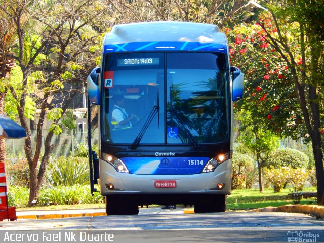 Viação Cometa 15114 na cidade de São Paulo, São Paulo, Brasil, por Raphael José da Silva. Número da foto: #5362690.