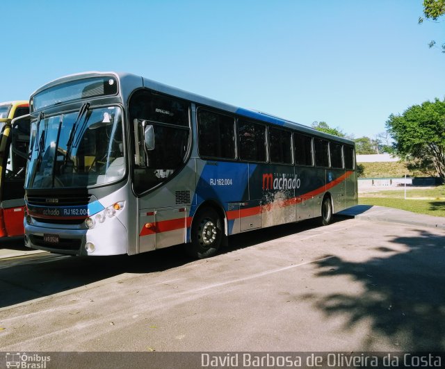 Transportes Machado RJ 162.004 na cidade de Rio de Janeiro, Rio de Janeiro, Brasil, por David Barbosa de Oliveira da Costa. Número da foto: #5362282.