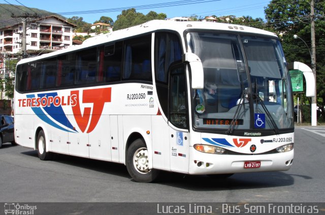 Viação Teresópolis RJ 203.050 na cidade de Teresópolis, Rio de Janeiro, Brasil, por Lucas Lima. Número da foto: #5362604.