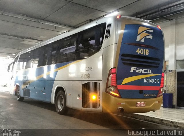 Fácil Transportes e Turismo RJ 140.018 na cidade de Rio de Janeiro, Rio de Janeiro, Brasil, por Giuseppe Carvalho. Número da foto: #5363730.