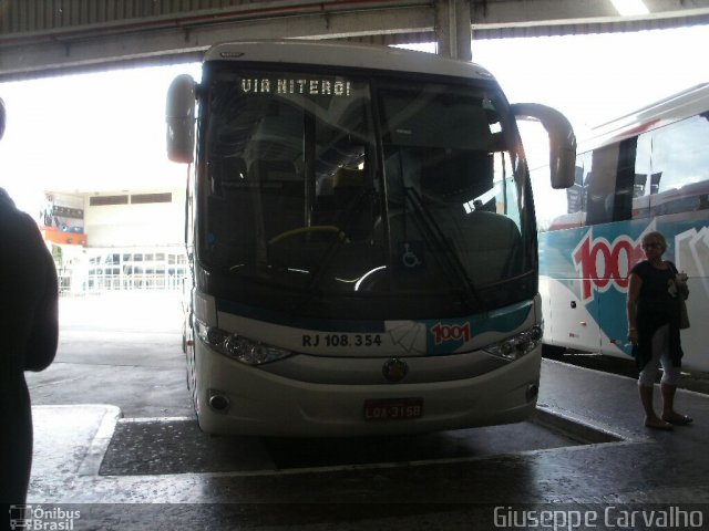 Auto Viação 1001 RJ 108.354 na cidade de Rio de Janeiro, Rio de Janeiro, Brasil, por Giuseppe Carvalho. ID da foto: 5363727.