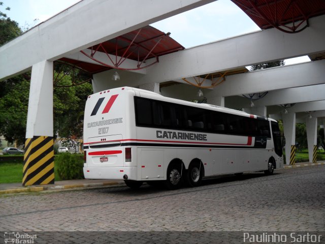 Auto Viação Catarinense 2107 na cidade de Joinville, Santa Catarina, Brasil, por Paulinho Sartor. ID da foto: 5363583.