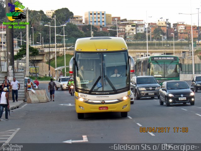 Viação Itapemirim 60767 na cidade de Salvador, Bahia, Brasil, por Gledson Santos Freitas. Número da foto: #5364112.