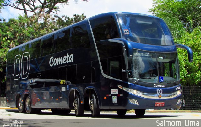 Viação Cometa 14301 na cidade de São Paulo, São Paulo, Brasil, por Saimom  Lima. ID da foto: 5365205.