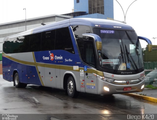 Trans Comin 2043 na cidade de São Paulo, São Paulo, Brasil, por Diego K420 . Número da foto: #5366295.