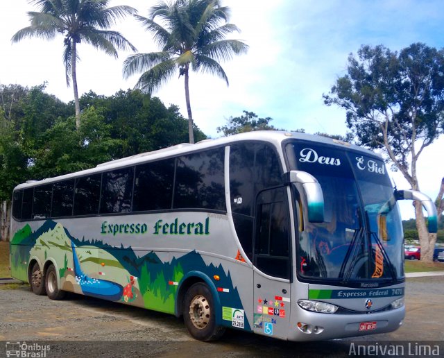 Expresso Federal 7470 na cidade de Camaçari, Bahia, Brasil, por Aneivan Lima. Número da foto: #5366823.