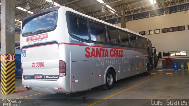 Viação Santa Cruz 210080 na cidade de Juiz de Fora, Minas Gerais, Brasil, por Luis  Soares. ID da foto: 5366070.