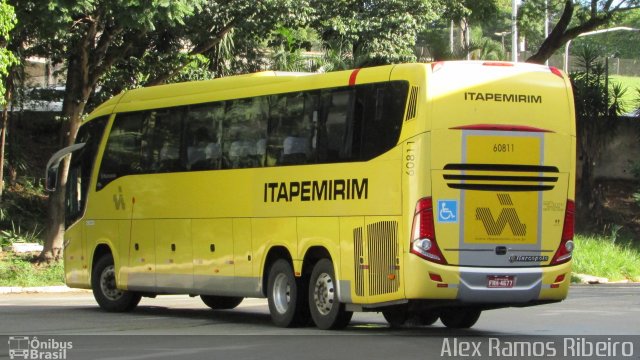 Viação Itapemirim 60811 na cidade de Taubaté, São Paulo, Brasil, por Alex Ramos Ribeiro. ID da foto: 5366999.