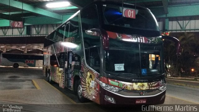 UTIL - União Transporte Interestadual de Luxo 11402 na cidade de Resende, Rio de Janeiro, Brasil, por Guilherme Martins. ID da foto: 5367672.