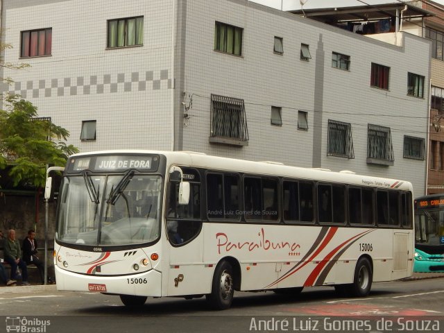 Paraibuna Transportes 15006 na cidade de Juiz de Fora, Minas Gerais, Brasil, por André Luiz Gomes de Souza. ID da foto: 5369239.