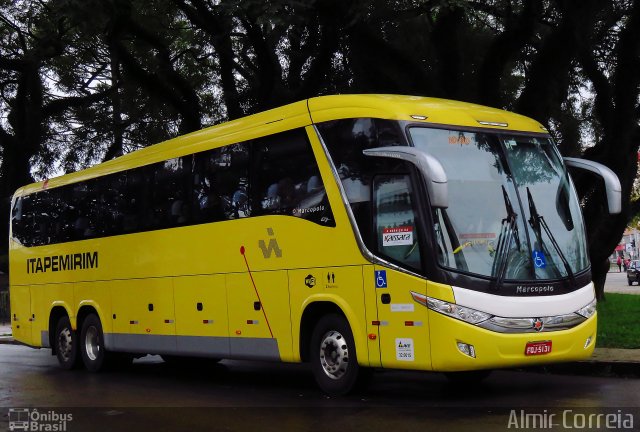 Viação Itapemirim 60739 na cidade de Curitiba, Paraná, Brasil, por Almir Correia. Número da foto: #5369026.