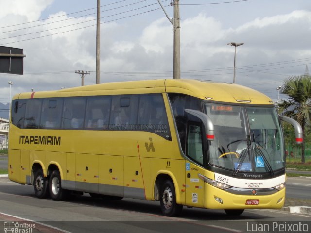 Viação Itapemirim 60813 na cidade de Vitória, Espírito Santo, Brasil, por Luan Peixoto. Número da foto: #5368880.