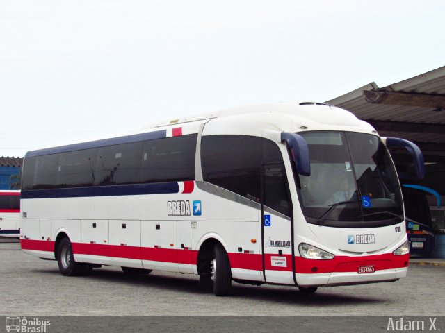 Breda Transportes e Serviços 1708 na cidade de Mongaguá, São Paulo, Brasil, por Adam Xavier Rodrigues Lima. ID da foto: 5368498.