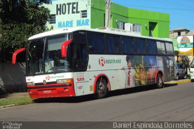 Rodtrans Transportes e Turismo 1407 na cidade de Tramandaí, Rio Grande do Sul, Brasil, por Daniel Espindola Dorneles. ID da foto: 5369152.