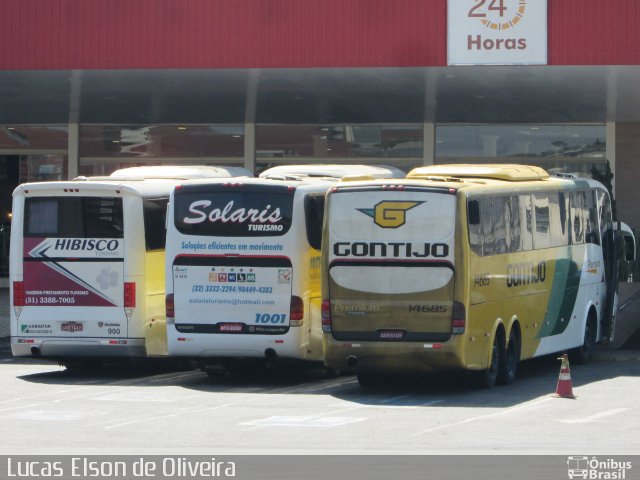 Empresa Gontijo de Transportes 14685 na cidade de Pouso Alegre, Minas Gerais, Brasil, por Lucas Elson de Oliveira. ID da foto: 5367490.