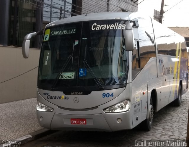 Caravellas Transportes e Turismo 904 na cidade de Santos, São Paulo, Brasil, por Guilherme Martins. ID da foto: 5369076.