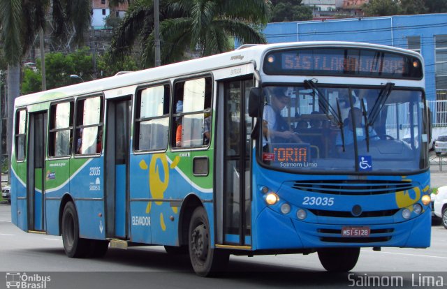 Viação Grande Vitória 23035 na cidade de Vitória, Espírito Santo, Brasil, por Saimom  Lima. ID da foto: 5369708.