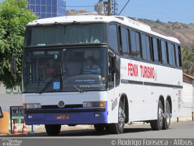 Fênix Turismo 4001 na cidade de Juazeiro do Norte, Ceará, Brasil, por Rodrigo Fonseca. Número da foto: #5368711.