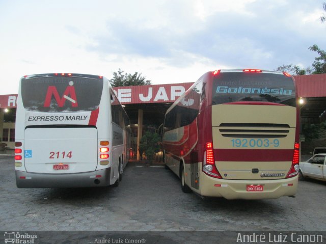 Auto Viação Goianésia 192003-9 na cidade de Jaraguá, Goiás, Brasil, por André Luiz Canon. ID da foto: 5370867.