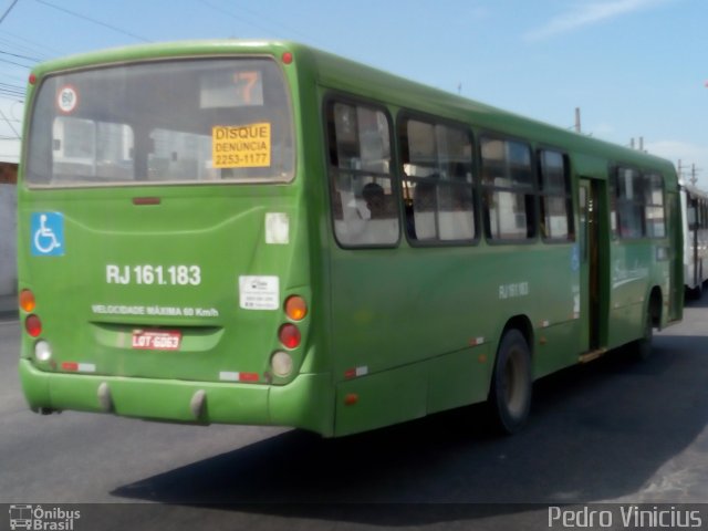 Transportes Santo Antônio RJ 161.183 na cidade de Duque de Caxias, Rio de Janeiro, Brasil, por Pedro Vinicius. ID da foto: 5370457.