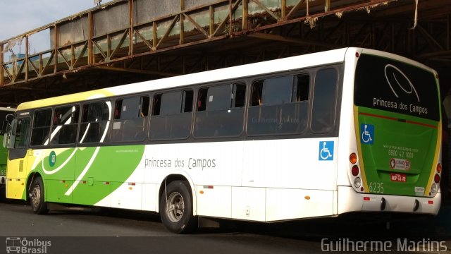 Expresso Princesa dos Campos 6235 na cidade de Registro, São Paulo, Brasil, por Guilherme Martins. ID da foto: 5371932.