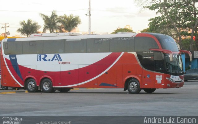 R.A. Viagens 7200 na cidade de Goiânia, Goiás, Brasil, por André Luiz Canon. ID da foto: 5370774.