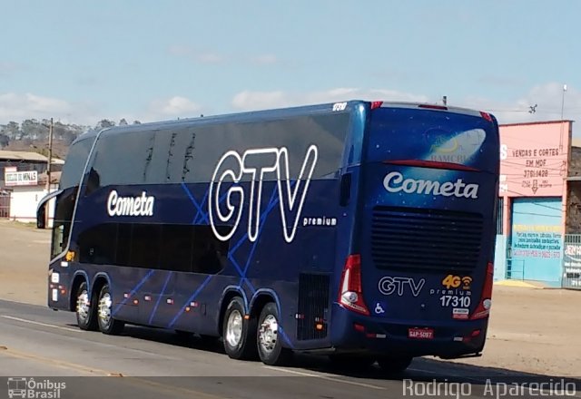 Viação Cometa 17310 na cidade de Conselheiro Lafaiete, Minas Gerais, Brasil, por Rodrigo  Aparecido. Número da foto: #5371801.