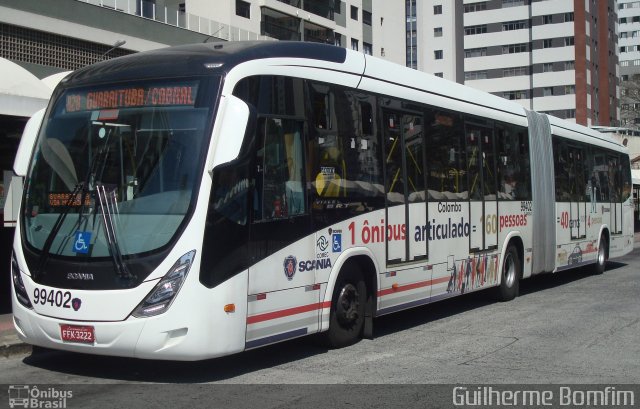 Viação Santo Ângelo 99402 na cidade de Curitiba, Paraná, Brasil, por Guilherme Bomfim. Número da foto: #5370432.
