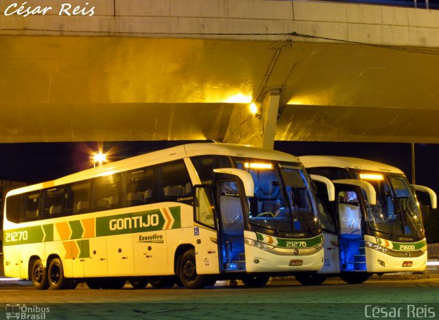 Empresa Gontijo de Transportes 21270 na cidade de Belo Horizonte, Minas Gerais, Brasil, por César Ônibus. Número da foto: #5371997.