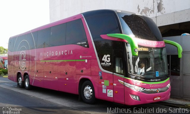 Viação Garcia 7947 na cidade de Campinas, São Paulo, Brasil, por Matheus Gabriel dos Santos. Número da foto: #5371478.