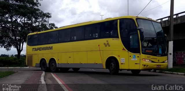 Viação Itapemirim 5039 na cidade de Vitória, Espírito Santo, Brasil, por Gian Carlos. ID da foto: 5371974.