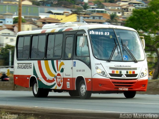 Transmoreira 1360 na cidade de Belo Horizonte, Minas Gerais, Brasil, por Adão Raimundo Marcelino. ID da foto: 5371858.