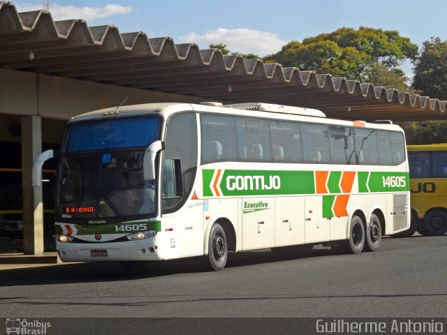 Empresa Gontijo de Transportes 14605 na cidade de Araxá, Minas Gerais, Brasil, por Guilherme Antonio. Número da foto: #5374300.
