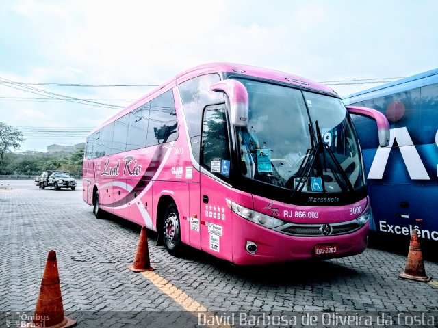 Lual Rio Turismo e Fretamento 3000 na cidade de Angra dos Reis, Rio de Janeiro, Brasil, por David Barbosa de Oliveira da Costa. Número da foto: #5375373.