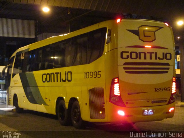 Empresa Gontijo de Transportes 18995 na cidade de Itabirito, Minas Gerais, Brasil, por Daniel Junior Sena. Número da foto: #5374965.