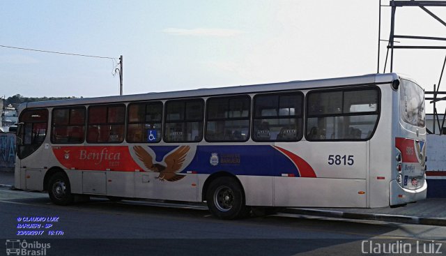 BBTT - Benfica Barueri Transporte e Turismo 5815 na cidade de Barueri, São Paulo, Brasil, por Claudio Luiz. Número da foto: #5375352.