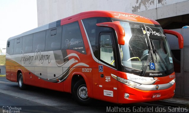 Empresa de Ônibus Pássaro Marron 5307 na cidade de Campinas, São Paulo, Brasil, por Matheus Gabriel dos Santos. ID da foto: 5375318.