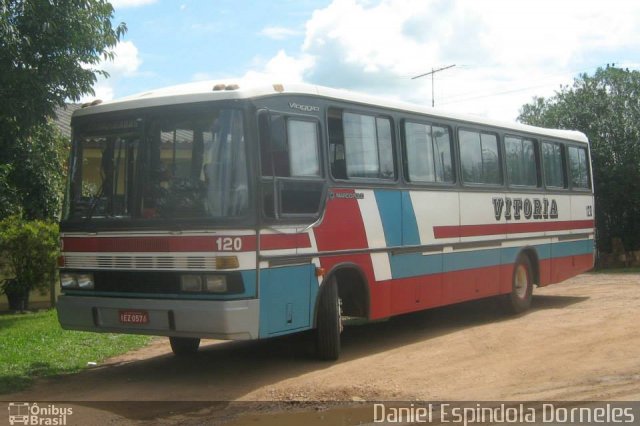 Expresso Vitória de Transportes 120 na cidade de Minas do Leão, Rio Grande do Sul, Brasil, por Daniel Espindola Dorneles. Número da foto: #5374764.