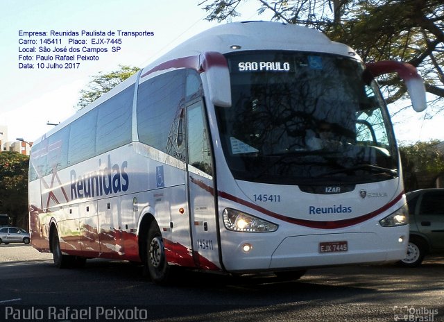 Empresa Reunidas Paulista de Transportes 145411 na cidade de São José dos Campos, São Paulo, Brasil, por Paulo Rafael Peixoto. Número da foto: #5375411.