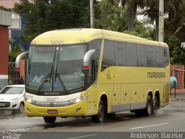 Viação Itapemirim 60765 na cidade de Feira de Santana, Bahia, Brasil, por Anderson  Bacelar. Número da foto: #5375286.