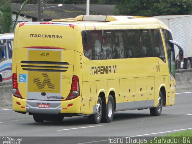 Viação Itapemirim 60559 na cidade de Salvador, Bahia, Brasil, por Ícaro Chagas. Número da foto: #5375287.