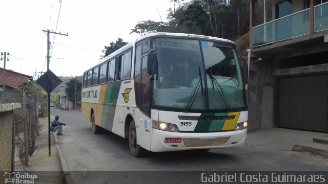 Empresa Gontijo de Transportes 3155 na cidade de São Domingos do Prata, Minas Gerais, Brasil, por Gabriel Costa Guimarães. ID da foto: 5372619.