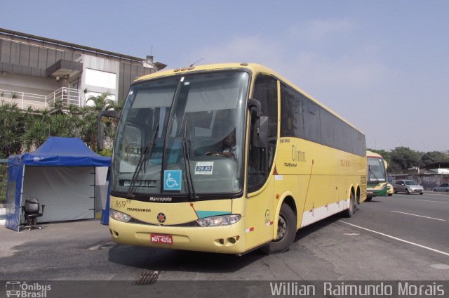 Viação Itapemirim 8619 na cidade de Rio de Janeiro, Rio de Janeiro, Brasil, por Willian Raimundo Morais. ID da foto: 5373433.