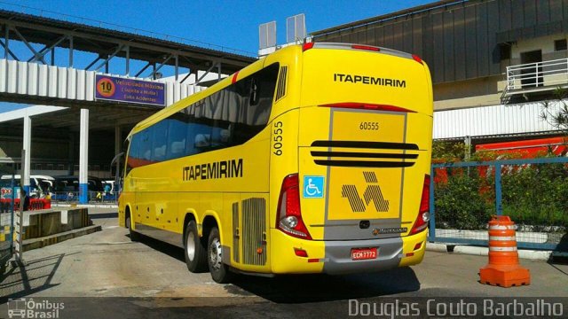 Viação Itapemirim 60555 na cidade de Rio de Janeiro, Rio de Janeiro, Brasil, por Douglas Couto Barbalho. Número da foto: #5372711.