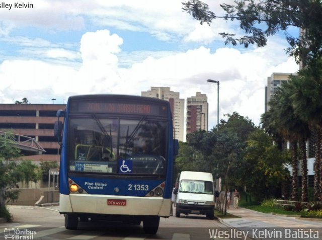 Sambaíba Transportes Urbanos 2 1353 na cidade de São Paulo, São Paulo, Brasil, por Weslley Kelvin Batista. Número da foto: #5373810.