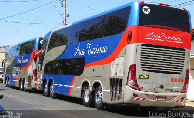 Arca Turismo 5069 na cidade de Araxá, Minas Gerais, Brasil, por Lucas Borges . ID da foto: 5374352.