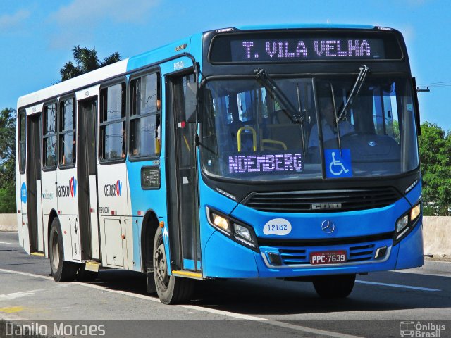 Viação Praia Sol 12182 na cidade de Vitória, Espírito Santo, Brasil, por Danilo Moraes. Número da foto: #5374079.