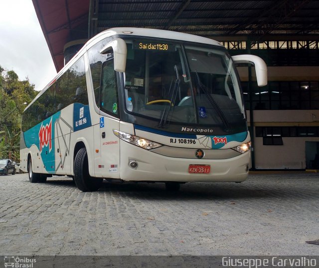 Auto Viação 1001 RJ 108.196 na cidade de Nova Friburgo, Rio de Janeiro, Brasil, por Giuseppe Carvalho. Número da foto: #5375270.