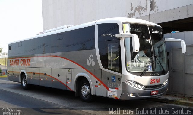 Viação Santa Cruz 229140 na cidade de Campinas, São Paulo, Brasil, por Matheus Gabriel dos Santos. Número da foto: #5375336.