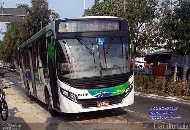 Ralip Transportes Rodoviários 3073 na cidade de Barueri, São Paulo, Brasil, por Claudio Luiz. ID da foto: 5375332.